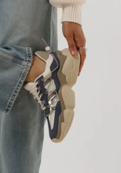 blauwe steve madden lage sneakers spectator