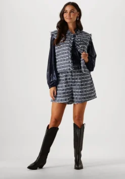 blauwe studio amaya gilet semmy