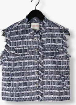 blauwe studio amaya gilet semmy