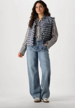 blauwe studio amaya gilet semmy