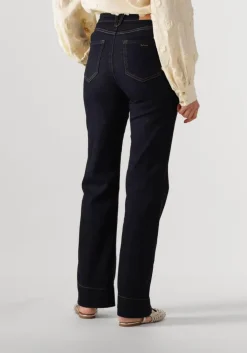 blauwe summum flared broek flared jeans comfort