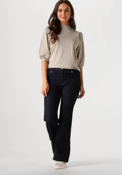 blauwe summum flared broek flared jeans comfort