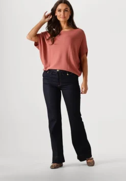 blauwe summum flared broek flared jeans comfort