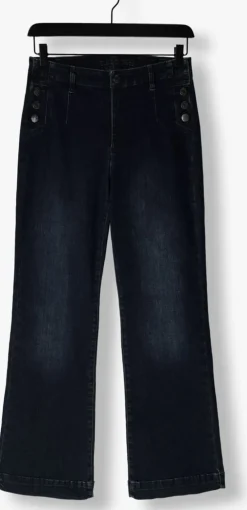 blauwe summum flared jeans flared jeans boom stretch denim