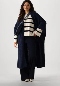 blauwe summum pantalon trousers viscose blend stretch