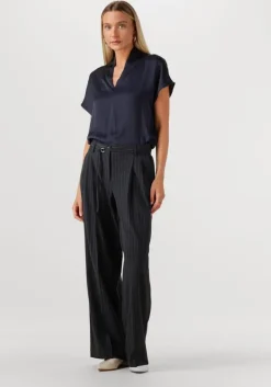 SUMMUM e pantalon trousers wide pinstripe>DAMES Broeken