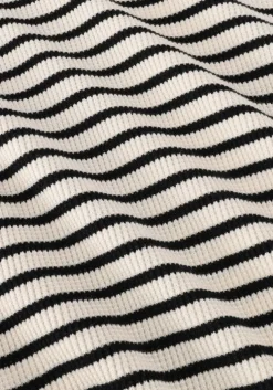 blauwe summum t-shirt boxy top stripe waffle