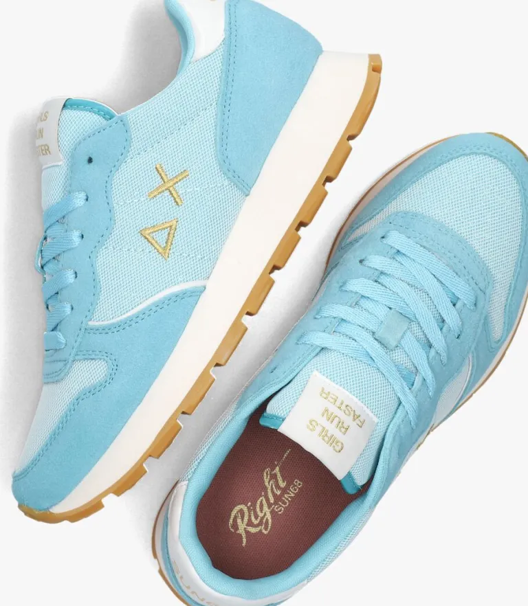 SUN68 e lage sneakers ally glitter>DAMES Sneakers