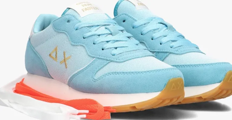 SUN68 e lage sneakers ally glitter>DAMES Sneakers