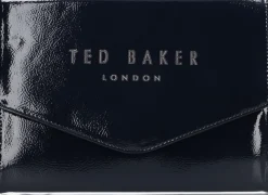 blauwe ted baker clutch crinkie