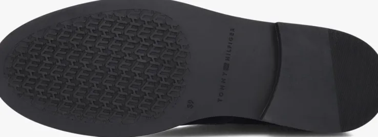 blauwe tommy hilfiger chelsea boots flag low chelsea