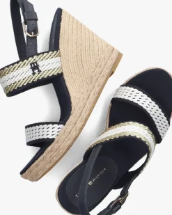 TOMMY HILFIGER e espadrilles golden webbing><noscript><img width=