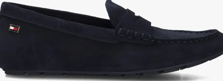TOMMY HILFIGER e loafers flag soft suede drive>DAMES Loafers