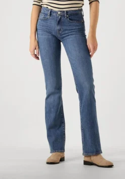 TOMMY HILFIGER e slim fit jeans bootcut rw mid blue>DAMES Jeans