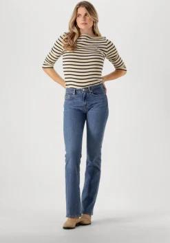 TOMMY HILFIGER e slim fit jeans bootcut rw mid blue>DAMES Jeans