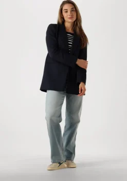 TOMMY HILFIGER e top slim 5x2 rib o-nk ls>DAMES Tops & T-Shirts