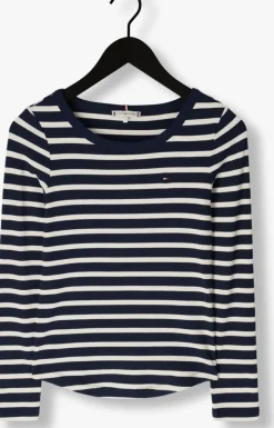 TOMMY HILFIGER e top slim 5x2 rib o-nk ls><noscript><img width=