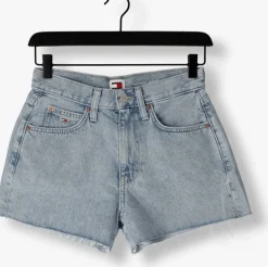 blauwe tommy jeans jeans hot pant bh0014da