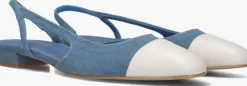 blauwe toral slingbacks luisa