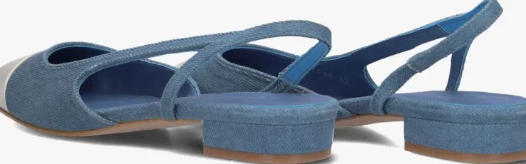 blauwe toral slingbacks luisa