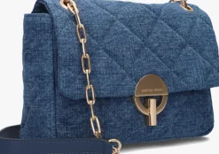 blauwe vanessa bruno schoudertas grand moon