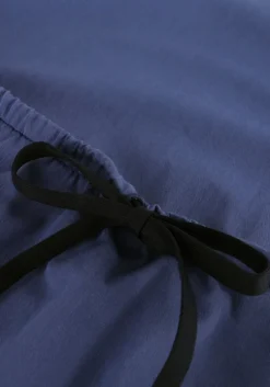 blauwe vanilia midirok tube with drawcord