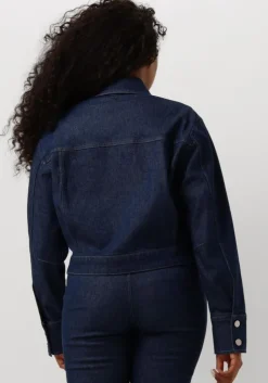 blauwe vanilia spijkerjas rinsed denim jacket