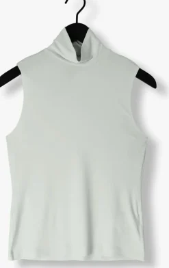 blauwe vanilia top basic sleeveles