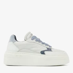 blauwe via vai lage sneakers isa josie