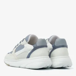 blauwe via vai lage sneakers vic celia