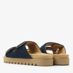 blauwe via vai slippers rae lidia