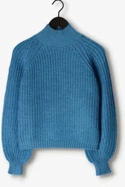 blauwe y.a.s. coltrui yasultra ls high neck knit pullover