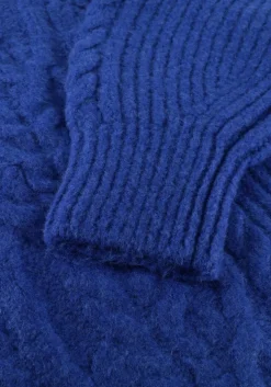 blauwe y.a.s. trui yassulla ls knit pullover