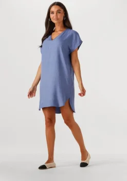 blauwe ydence mini jurk dress danie