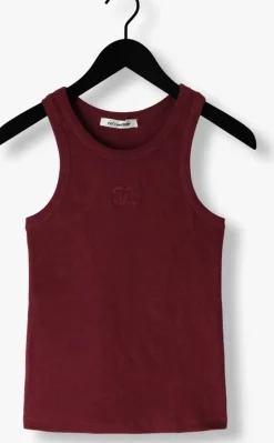 bordeaux co'couture top sahara embroidery tank top