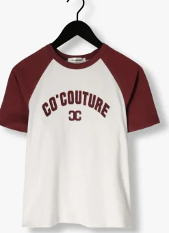 CO'COUTURE co'couture t-shirt edge cc block tee><noscript><img width=