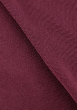 bordeaux haute l'amitié t-shirt neckline logo tee