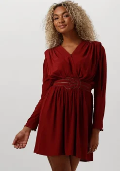 LOUIZON mini jurk gimmick>DAMES Jurken