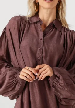 bordeaux mes demoiselles maxi jurk felicia