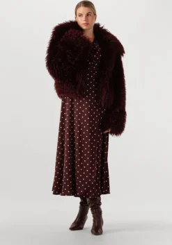 NEO NOIR midi jurk malinga dot dress>DAMES Jurken