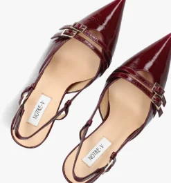 bordeaux notre-v slingbacks 7212