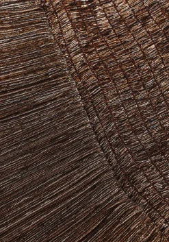 EST'SEVEN bronzen est'seven midi jurk st trpz dress><noscript><img width=