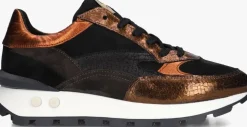 bronzen floris van bommel lage sneakers sfw-10098 blokki
