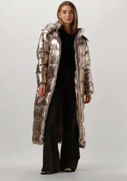 JANICE bronzen gewatteerde jas derrick>DAMES Jassen