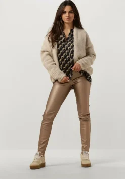 KNIT-TED bronzen legging amber pant>DAMES Broeken