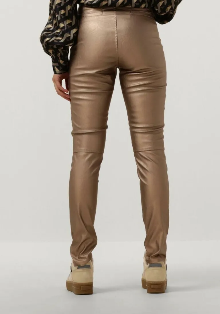 KNIT-TED bronzen legging amber pant>DAMES Broeken