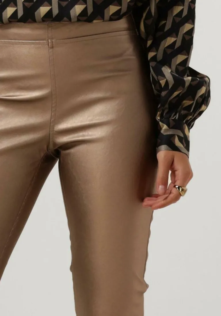 KNIT-TED bronzen legging amber pant>DAMES Broeken