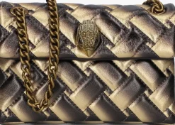 KURT GEIGER LONDON bronzen schoudertas mini kensington>DAMES Schoudertassen