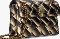 KURT GEIGER LONDON bronzen schoudertas mini kensington>DAMES Schoudertassen