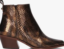 LODI bronzen enkellaarsjes koo5013>DAMES Enkellaarsjes